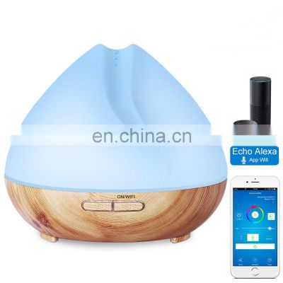 2020 Smart WiFi Wireless 400ML Electric Aroma diffuser for Alexa google home