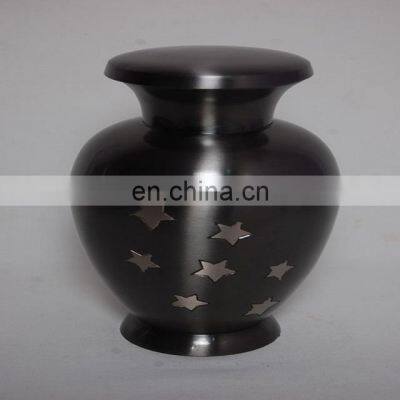 star design metal handmade urns and pot