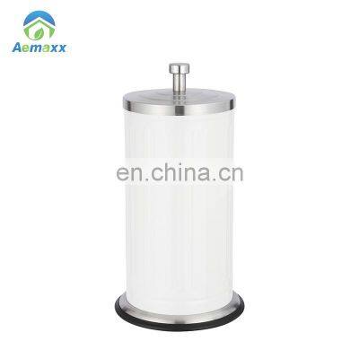 Home Decor Europe Style Three-pieces Bath Accessories Stainless Steel Bath Set Tissue Holder Bath Set photo-5