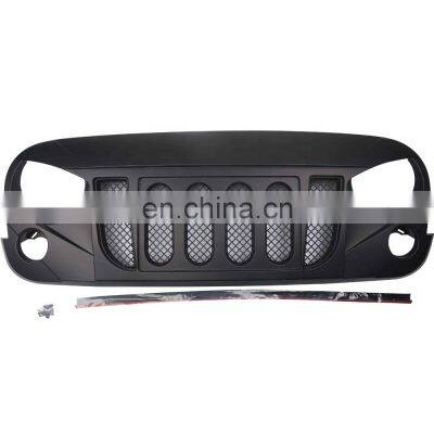 J215 for Jeep JK Front Grille ABS Material for Wrangler 2007-2017 Lantsun photo-2