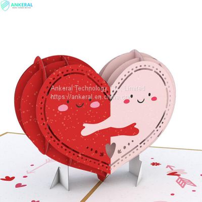 Best Valentine’s Day 3D Folded Card Perfect Celebrates Folding Card for My Wife