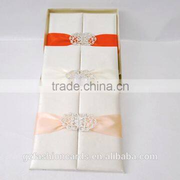 Factory Price Wholesale Wedding Invitations Silk Boxes