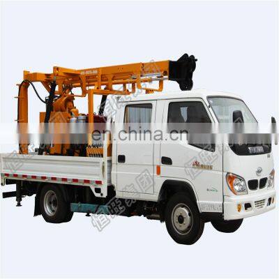 200m depth hydraulic borehole water well drilling rig