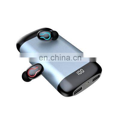 Q66 Tws Subwoofer In-ear Earphone 6000mah Mobile Power Bank Battery BT5.0 Tws Wireless Earbuds photo-4