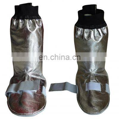 Aluminized Apron PFR Radiant Heat Resistant Leather Apron photo-3