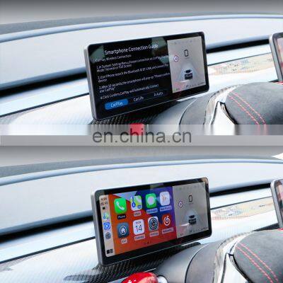 Car Center Consoles Lcd Dashboard Instrument Panel Multimedia Linux GPS Navigation Touch Screen Display For Tesla Model 3 Y photo-4