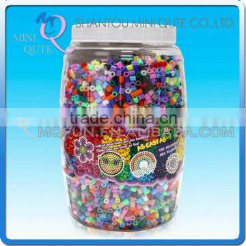 Mini Qute Kawaii DIY 10000 pc Ironing Hama Perler Beans 3D Jigsaw building block in bottle educational toy (Accept OEM) NO.ET-03