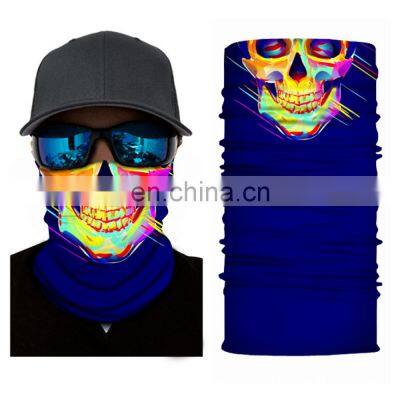 JOHNCOO Bicycle Fishing Sport Bandanas Clown Tube Neck Gaiter Polyester Seamless Men's Face Bandana Headwear