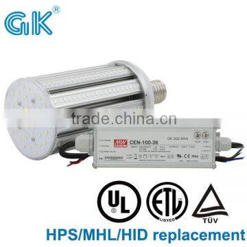 360degree led street light TUV UL Meanwell external driver 125w