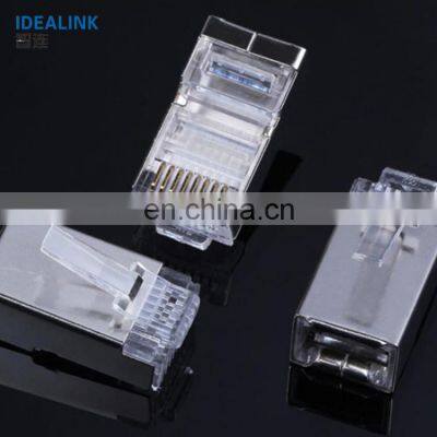 Ethernet Connector Male Network Crimp Connector RJ45 WITH IRON /FTP Rj45 Modular Plug photo-4
