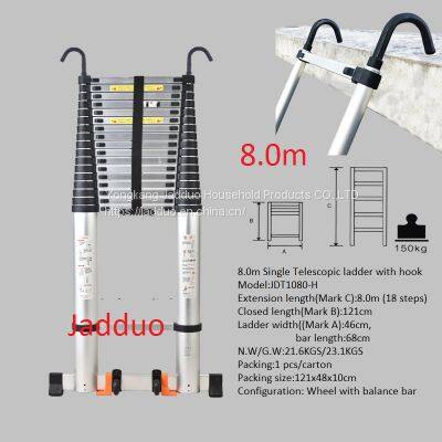 Single Telescopic Ladder With Hook photo-5