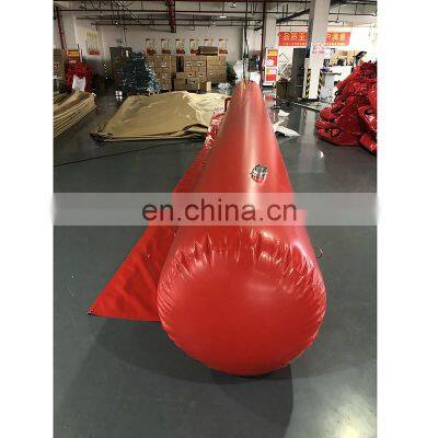 Zhejiang Factory cylindrical inflatable water filled floating flood gate control barriers