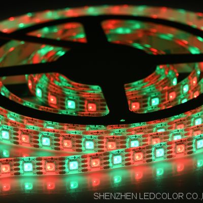 RGB LED Strip Addressable Light 5V 5050 RGB SMD Individually 48 pixels/m RGB Digital APA102 SK9822 30 60 96 144 LEDs/m