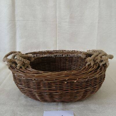 Hot Selling Willow Wicker Flower Baskets/Wicker Laundry Basket