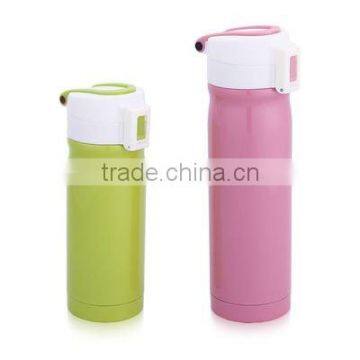 350ml double wall stainless steel vacuum travel water bottle