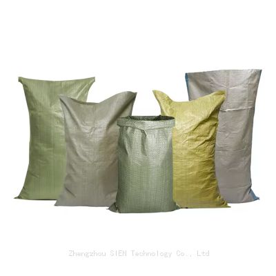 Factory direct sale grey reinforced pp plastic woven bags wholesale construction waste/logistics express packaging bags