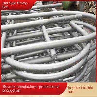 supply u-bolt, hot-dip galvanized square u-shaped screw, fixed u-shaped clamp hoop, embedded u-shaped wire