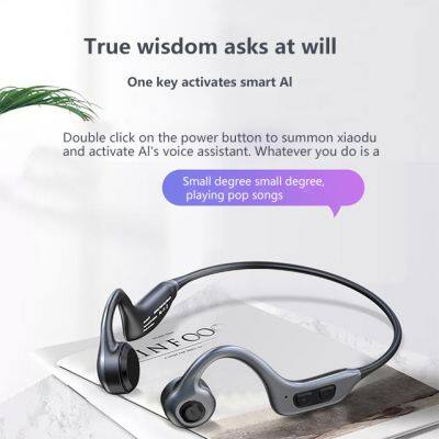 Bone Conduction Wireless Bluetoth Headset Stereo 5.0 Waterproof Sports Running Headset