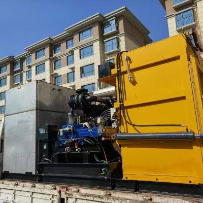 2000bar 32L/Min Ultra High Pressure Hydro Jetting Machine Water Jet Cleaner Road Mark Removal Machine