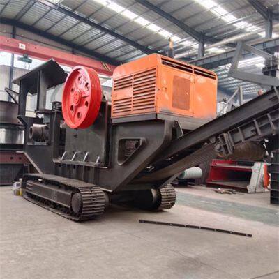 Tracked Mobile Crushing Plant, Limestone and Pebble Crusher, Construction Waste and Stone Mobile Truck photo-3