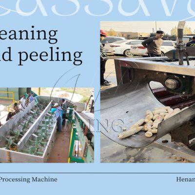 Nigeria and Ghana Cassava Processing Machinery Fufu Powder Milling Machine Fufu Making Machinery