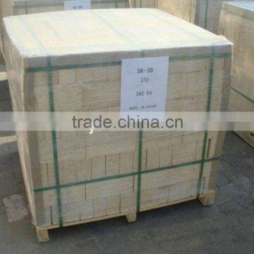 SK38 standard size Refractory kiln bricks for sale