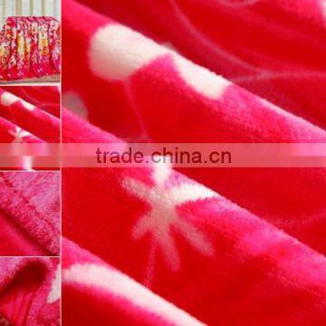 2013 Hot Sale! 100% Polyester Super Soft Solid Color/printed Dyed Flannel Baby Blankets photo-2