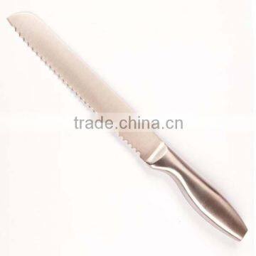 High Quality Full Stainless Steel Serrated Bread Slicer Knife Cake Knife Bread Knife Blades photo-5