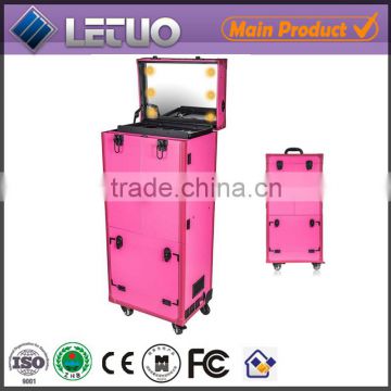 Salon case, Aluminum trolly beauty cases