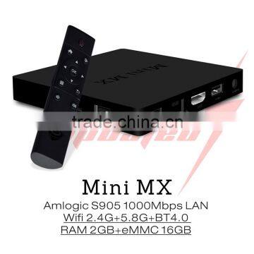 Mali-450 GPU 2.4GHz WiFi 1GB RAM 8GB ROM Amlogic S905 Quad-core Beelink Mini MX TV Box Android 5.1 photo-5