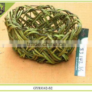 natural round bulk willow wicker basket for home crafts