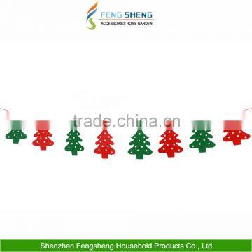 New Christmas Tree Garland Pendant Bunting Banner Party Wall Hanging Decoration