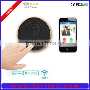 smartphone app control doorbell wifi camera on 