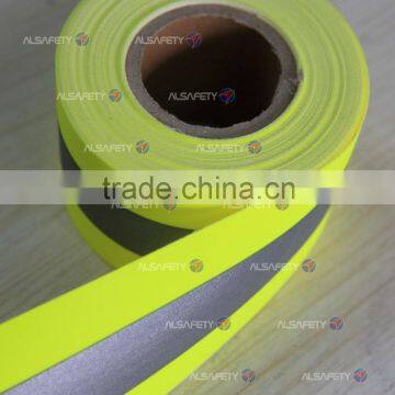 Fluorescent Yellow-Green Flame Retardant Reflective Fabric photo-4