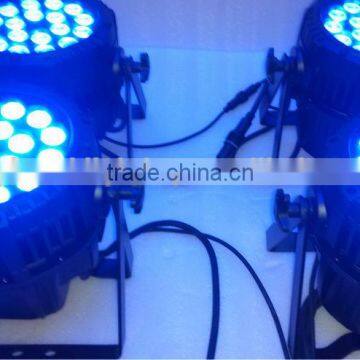 Professional Stage LED Par Light 18x12w RGBW 4 in 1 Outdoor Use IP65 photo-5
