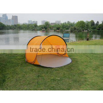 Curved Design 3- 4 People Beach Shade Tents Wind Proof Pop Open Beach Ttent Pop Up Quality Choice photo-5