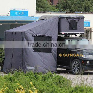 car roof top tent with rest room