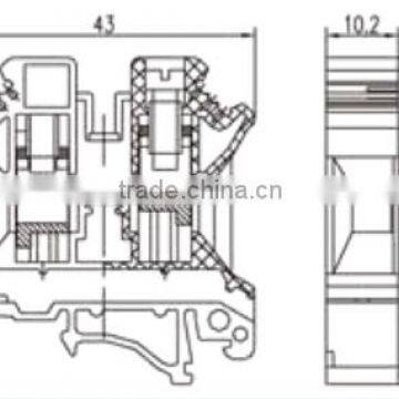SUK-10 Din Rail Terminal Block Screw Connector photo-6