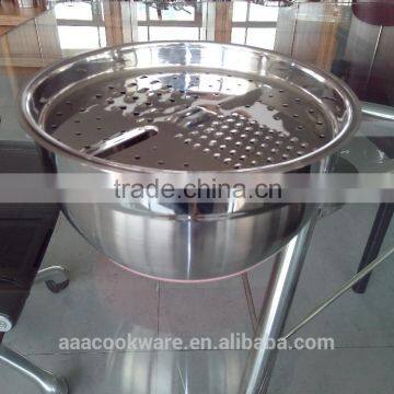 3 Pcs Set Stainless Steel Mixing Bowl Set With Grater photo-5