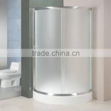 Portable Corner Sector Fiberglass Shower Cabins Readly Made Tempered Laminated Glass Shower Enclosures Hotel Bathroom Equipment photo-2