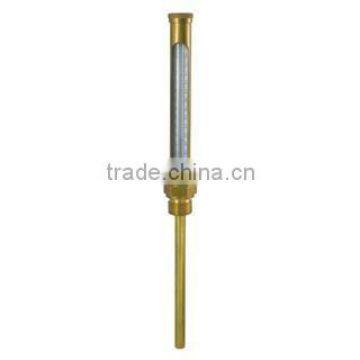 Metal Bushing Glass Thermometer