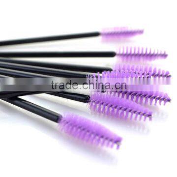 Disposable Eyelash Eyelashes Brush Brushes Mascara Applicator Wand Brush black yellow blue pink rose red