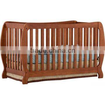 Wooden baby crib