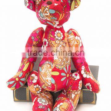 2014 hot sale Teddy bear with cloth fabric