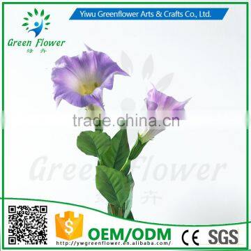 Greenflower 2016 Wholesale Real Touch Latex PU China Artificial Flowers Datura for Wedding Decoration photo-3