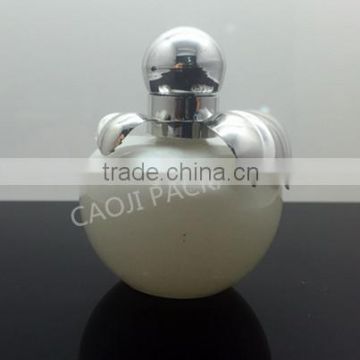 Apple shape perfume bottle 25ml with white color