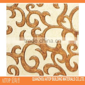 gold plated ceramic floor tile marble look