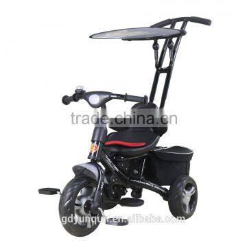 Baby Tricycle/quality Baby Stroller/baby Bicycle With Pedals, Rear Bags, Sun-fender, Bell Ring/ Children Bike YQ10-36 photo-2
