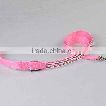 Yl70 LED Nylon Leashes Lighting up Dog Leashes Stripe Running Rope photo-2