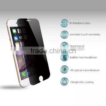 For iphone 6 Anti-spy Privacy Tempered Glass Screen Protector Tempered Glass Protector Film for iPhone 6S